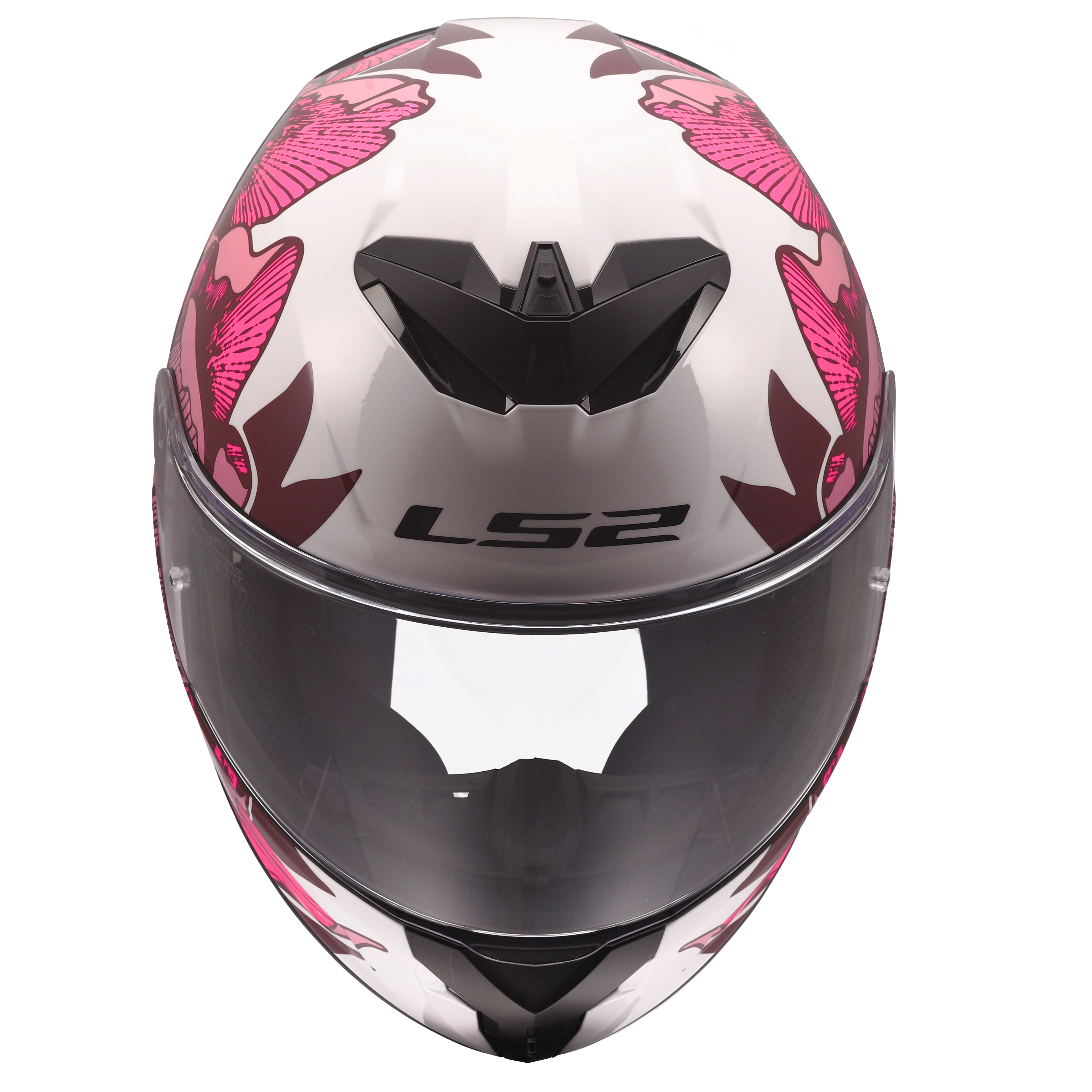 LS2 FF820 RAPID III POPPIES II WHITE PINK  168200402  (4)